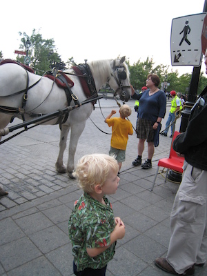 Tim, Xine and Cole (and Duke the horse) (07-28-2008 17:50)