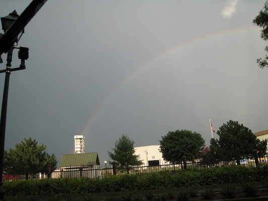 Rainbow from the carriage (07-28-2008 18:13)