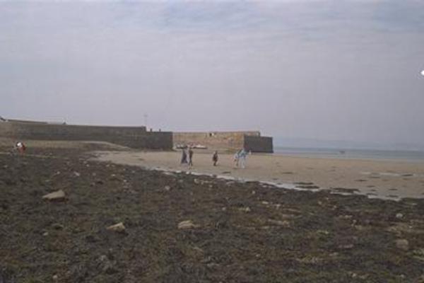 The walk back to land