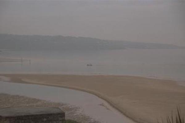 Across the estuary to the golf course