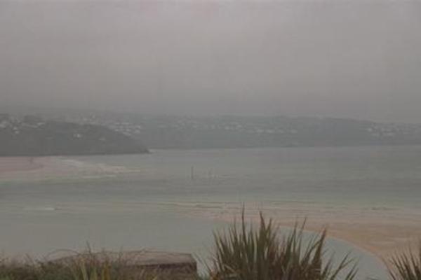 Across the estuary to the golf course