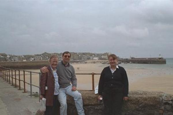 Mum, dad and Xine at St. Ives