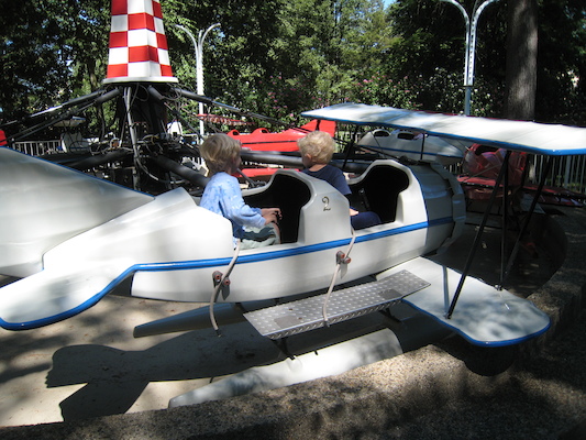 Cole and Tim on a plane (08-27-2008 10:42)