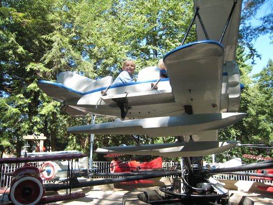 Cole and Tim on a plane (08-27-2008 10:42)