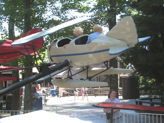 Cole and Tim on a plane (08-27-2008 10:45)