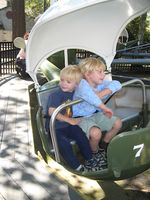 Tim and Cole in a helicopter cuddling (08-27-2008 12:29)
