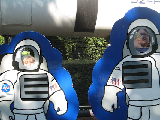 Tim and Cole astronauts (08-27-2008 15:14)