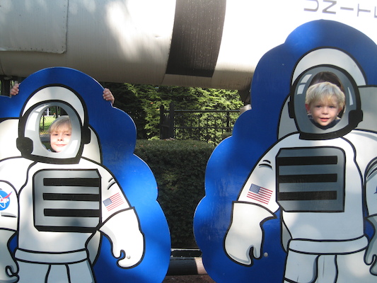 Tim and Cole astronauts (08-27-2008 15:15)