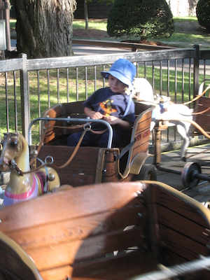 Cole in a horse-cart (08-27-2008 16:46)