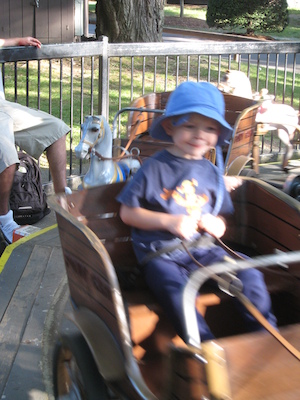 Cole in a horse-cart (08-27-2008 16:46)