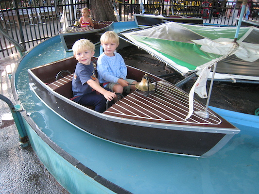 Tim and Cole in a boat (08-27-2008 16:58)