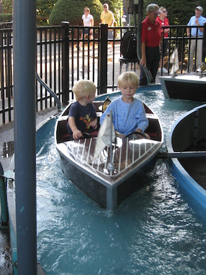 Tim and Cole in a boat (08-27-2008 16:59)
