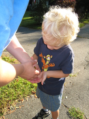 Xine, Cole and the caterpillar (09-03-2008 07:53)