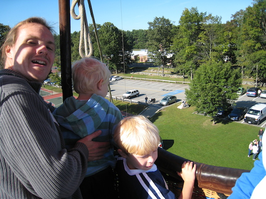 Ben, Cole and Tim in the balloon (09-20-2008 08:28)
