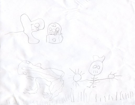 Tim "Frog, skeleton pirate, ghost", 2008