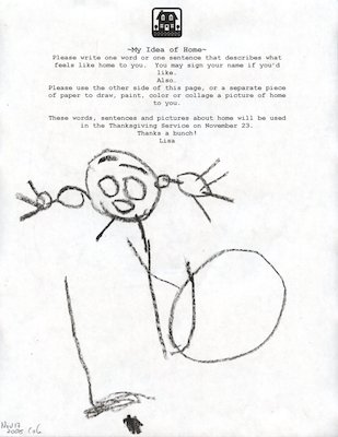 Cole "Idea of home", Nov. 17, 2008 [Face]