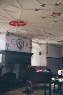Plas Mawr great room plasterwork