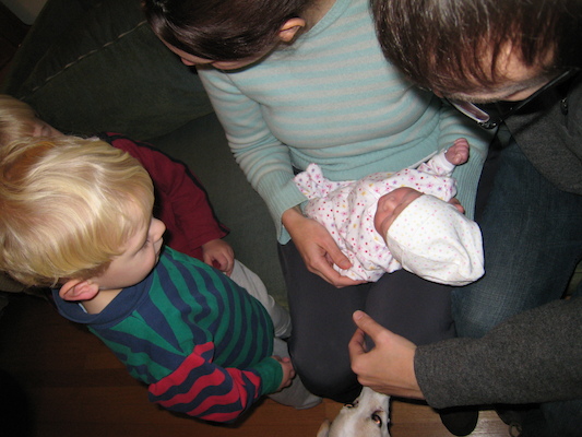 Cole, Barb, Linda Claire, Aron (12-14-2008 17:17)