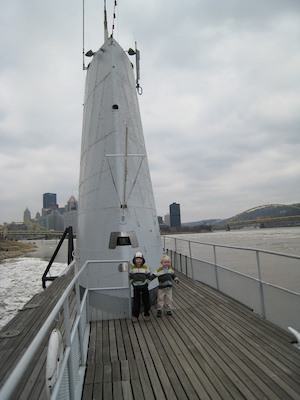 Tim and Cole on the sub (02-13-2009 13:18)