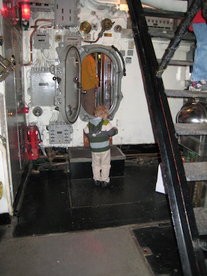 Cole at the bulkhead (02-13-2009 13:21)