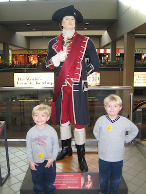 Cole, Tim and George Washington (02-17-2009 16:09)