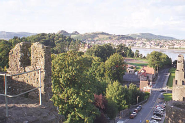 Conwy town walls