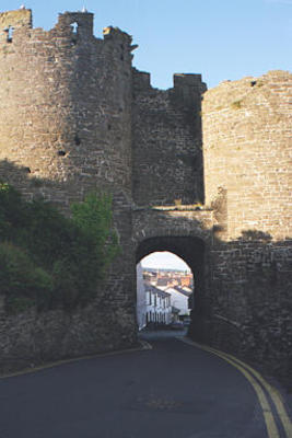 Conwy town walls