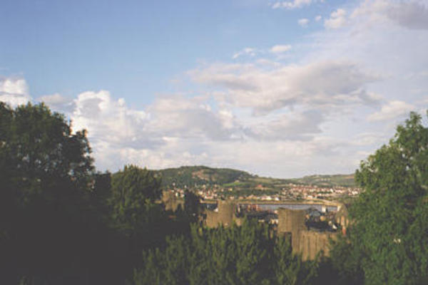 Conwy town walls