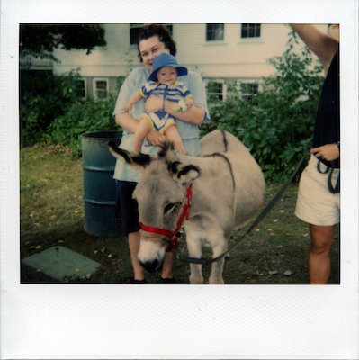 Tim and Xine on the Democratic Donkey (05-06-2009 20:50)