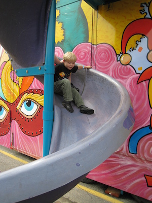 Tim on the slide (05-17-2009 15:20)