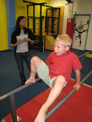 Tim on the bars (06-07-2009 13:14)