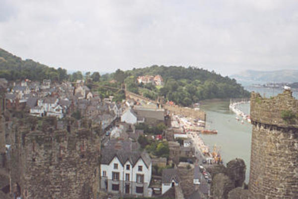 Conwy from the Castle