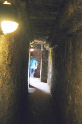 Inside Beumaris Castle