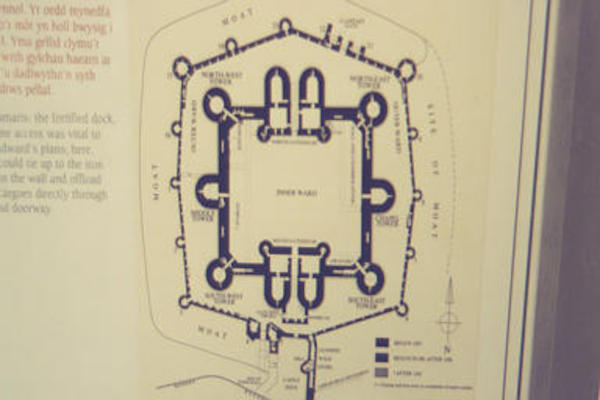 Beumaris Castle floorplan