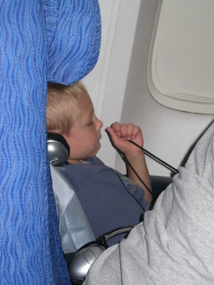 Tim on the plane (07-03-2009 11:53)