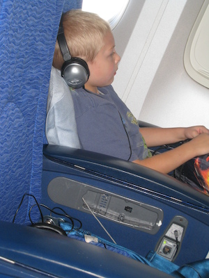 Tim on the plane (07-03-2009 11:53)