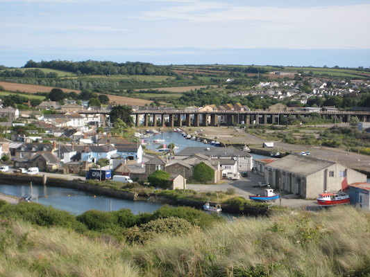 Hayle Estuary from the electric works (07-09-2009 18:16)