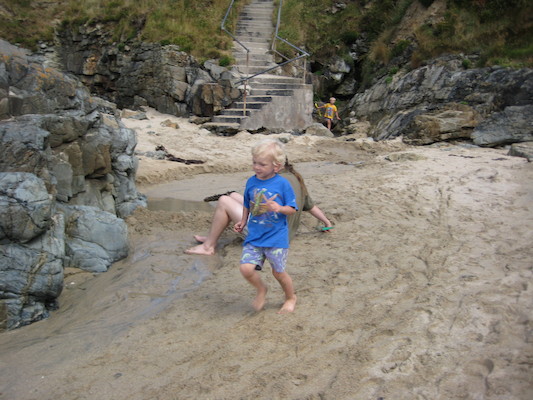 Cole, Tim and Ben amidst the dams (07-13-2009 15:12)