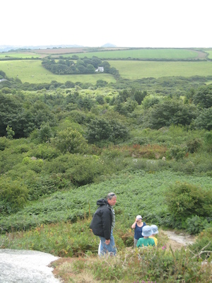 Halfway up Trencrom (07-15-2009 11:34)