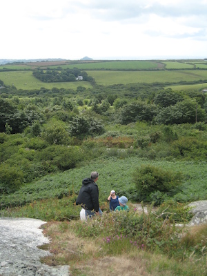 Halfway up Trencrom (07-15-2009 11:34)