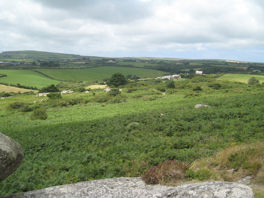 Halfway up Trencrom (07-15-2009 11:35)