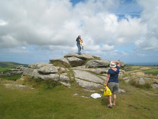 Granddad thowing Cole off Trencrom (07-15-2009 11:41)