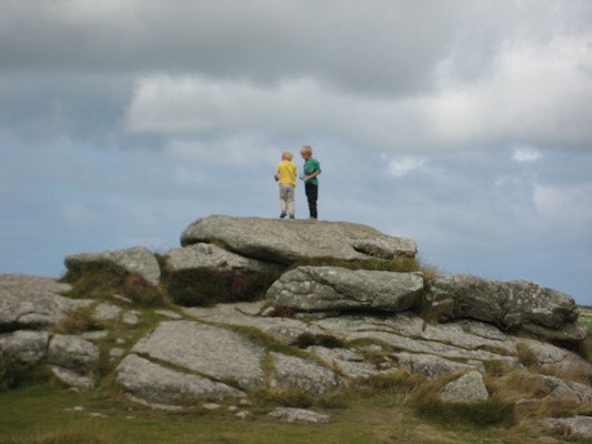 Tim and Cole on Trencrom (07-15-2009 12:41)