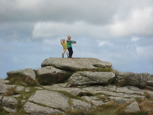 Tim and Cole on Trencrom (07-15-2009 12:41)