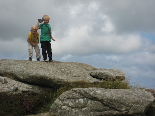 Tim and Cole on Trencrom (07-15-2009 12:41)
