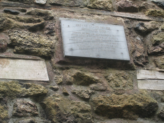 Plaque in the engine house (07-18-2009 09:40)