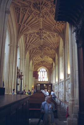 Bath Cathedral roof