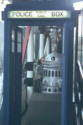 Dalek in a police box