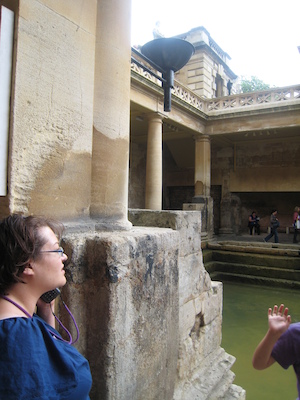 Xine at the Roman baths (07-20-2009 12:17)