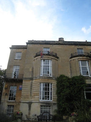 Tim and Cole on the Bailbrook Lodge balcony (07-21-2009 18:35)